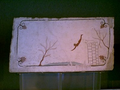 Archaeological Museum of Paestum - The Tomb of the Diver