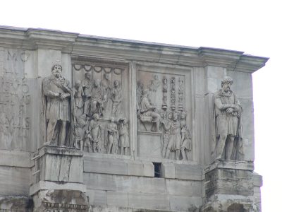 Arch of Constantine - Reliefs from the time of  Marcus Aurelius