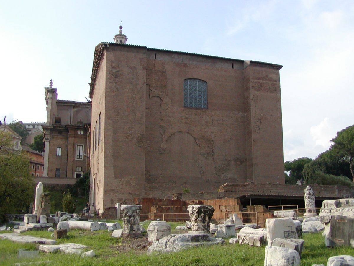 The Curia Julia in the Forum Romanum