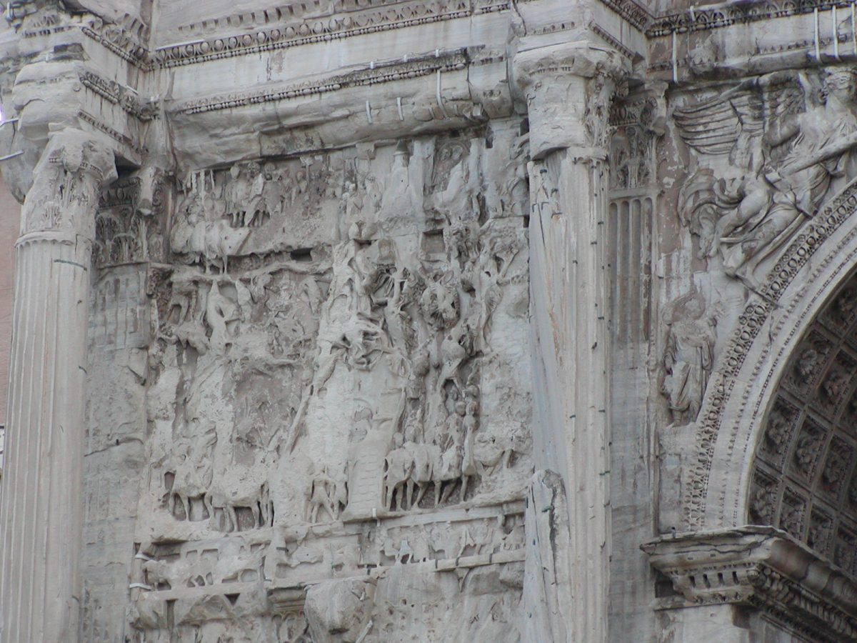 Arch of Septimius Severus - Preparations for the war