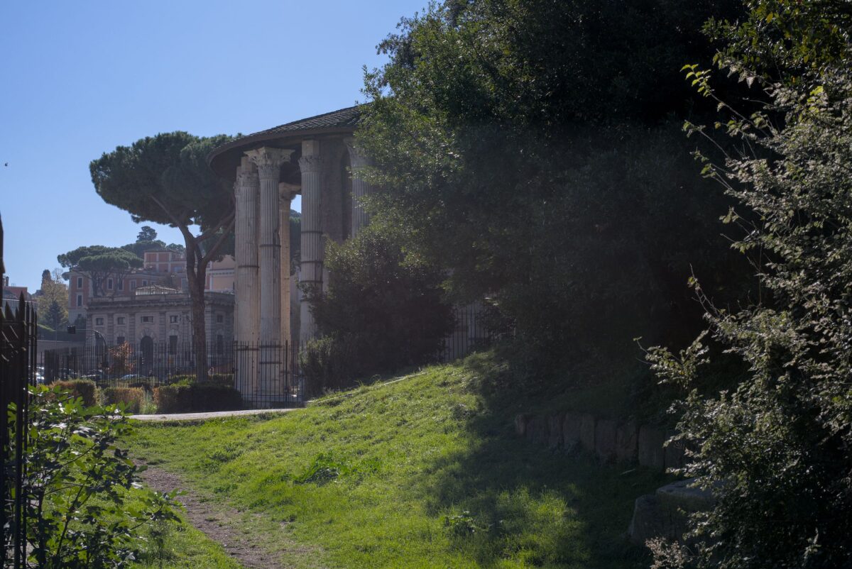 The so-called Temple of Vesta in the Forum Boarium