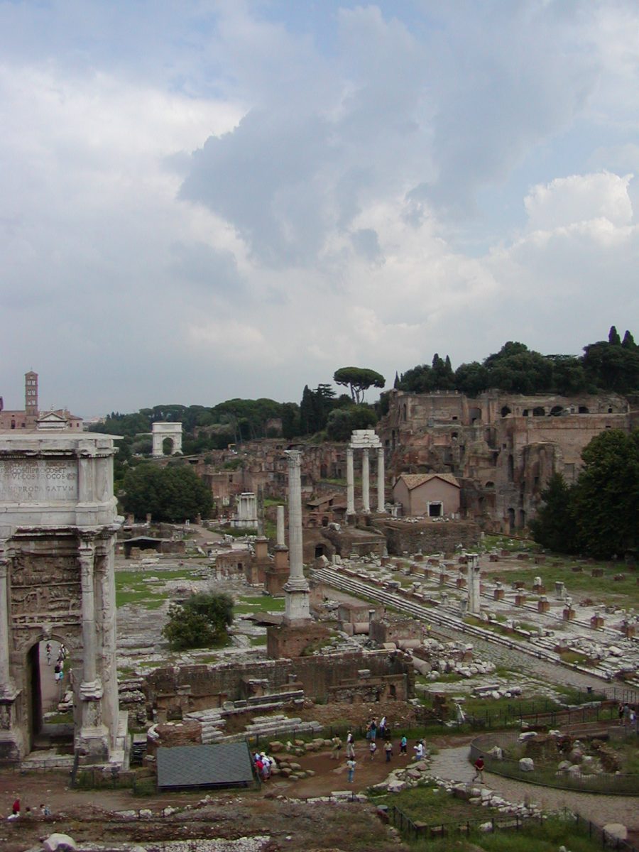 The Roman Forum seen from the Tabularium