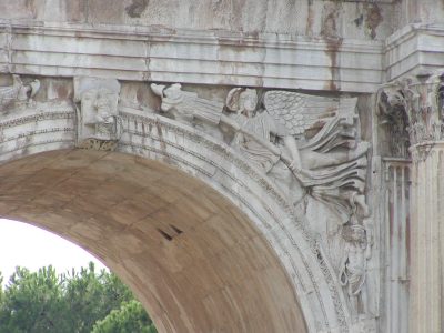 Arch of Constantine - central archway, north face, right