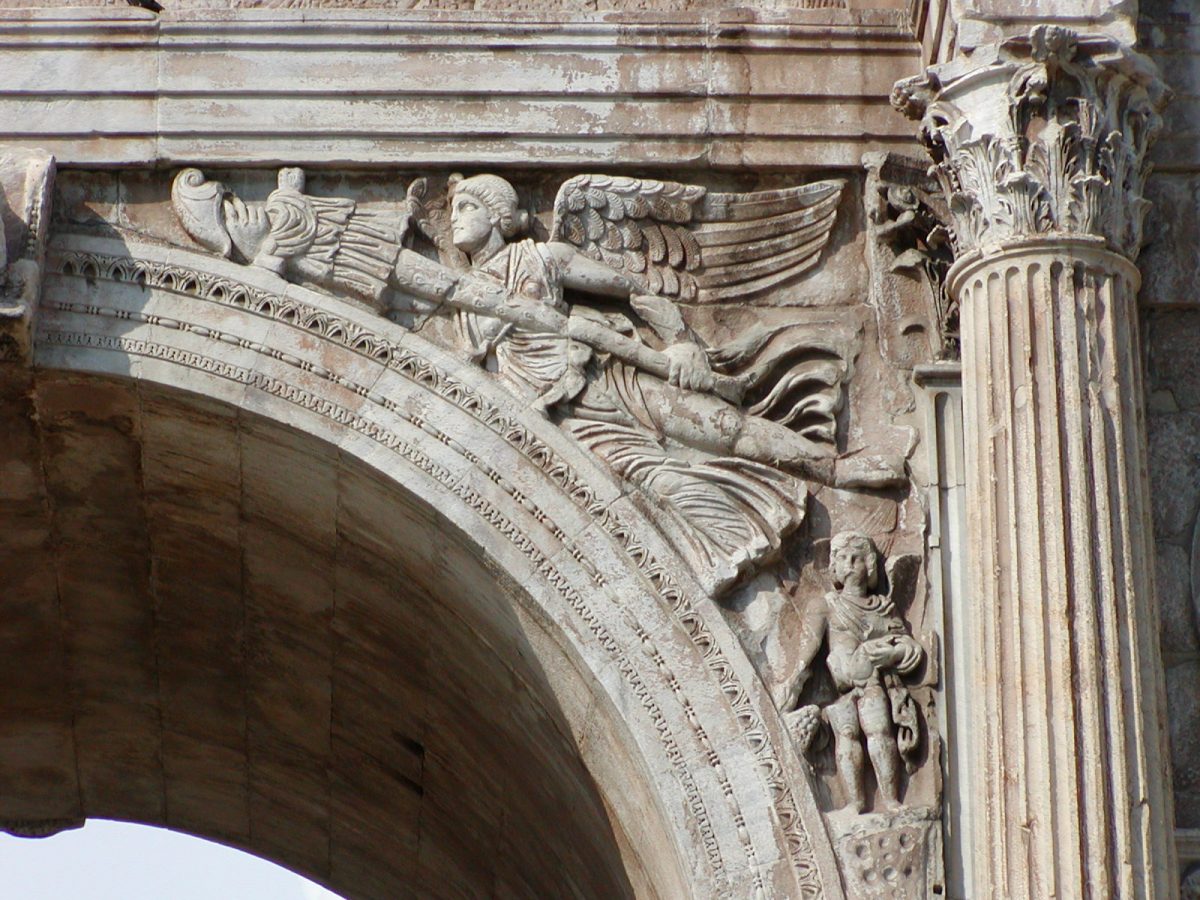 Arch of Constantine - central archway, south face, right