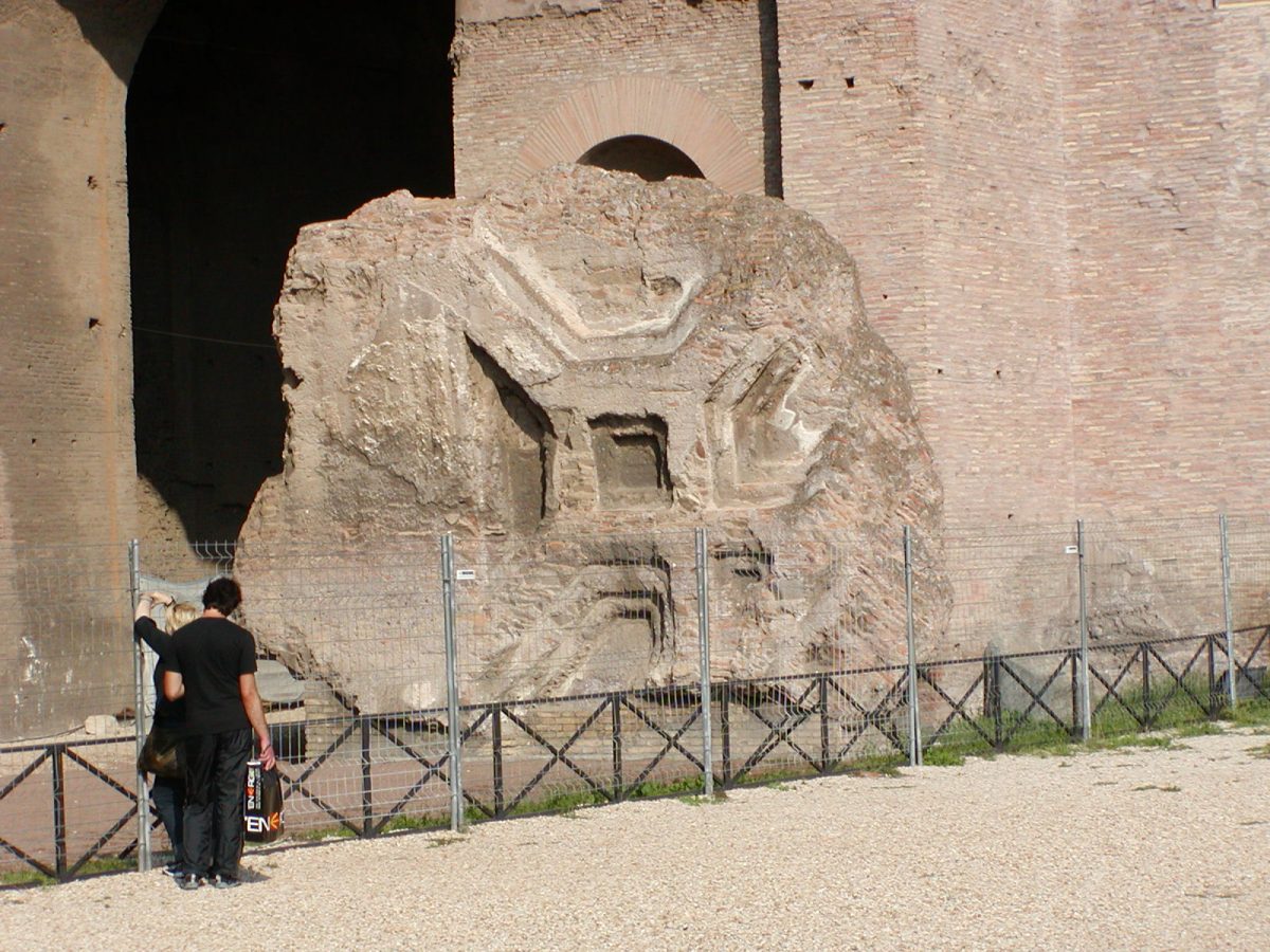 Basilica of Maxentius - fragment of a vault