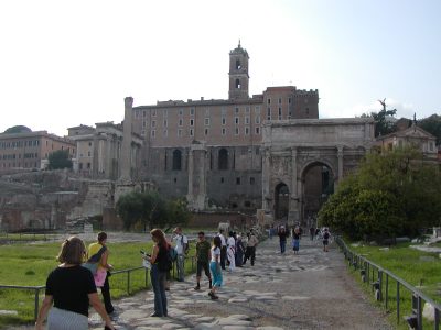 The Forum Area with the Via Sacra